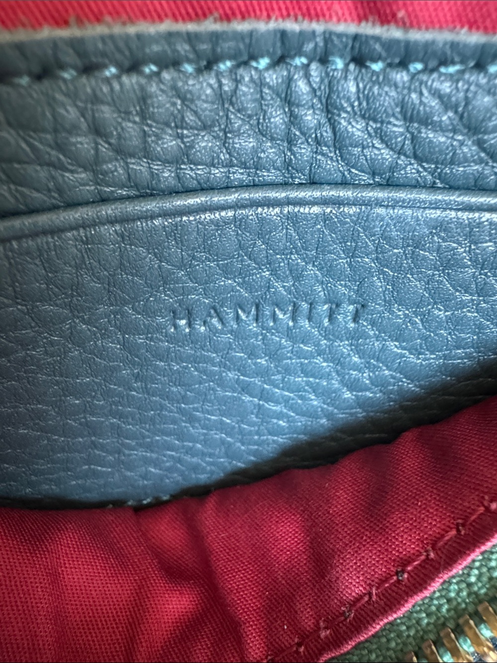 Hammitt Montana Reversible Small Crossbody Bag - Toluca Blue & Gold - Picture 7 of 9